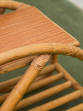 Load image into Gallery viewer, Pretzel Rattan Formica Side Table
