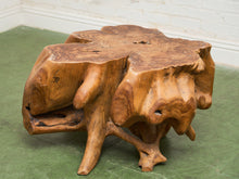 Load image into Gallery viewer, Organic Live-Edge Teak Root Coffee Table Sculptural Natural Form
