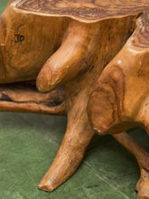 Load image into Gallery viewer, Organic Live-Edge Teak Root Coffee Table Sculptural Natural Form
