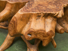 Load image into Gallery viewer, Organic Live-Edge Teak Root Coffee Table Sculptural Natural Form
