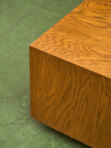 1970’s Oak Plinth Coffee Table