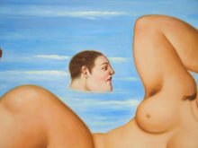 Load image into Gallery viewer, Fernando Botero Study Bather Oil Painting
