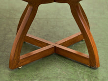 Load image into Gallery viewer, Mid-Century Round Brass Tray Coffee Table With Spider Leg Base
