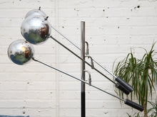 Load image into Gallery viewer, Iconic Robert Sonneman Chrome Eyeball Floor Lamp with 3 Adjustable Arms
