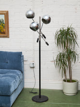 Load image into Gallery viewer, Iconic Robert Sonneman Chrome Eyeball Floor Lamp with 3 Adjustable Arms
