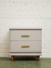 Load image into Gallery viewer, Single White and Cream Nightstand
