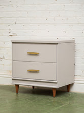 Load image into Gallery viewer, Single White and Cream Nightstand
