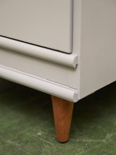 Load image into Gallery viewer, Single White and Cream Nightstand
