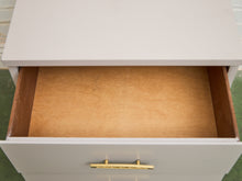 Load image into Gallery viewer, Single White and Cream Nightstand
