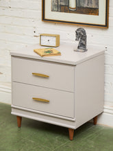 Load image into Gallery viewer, Single White and Cream Nightstand
