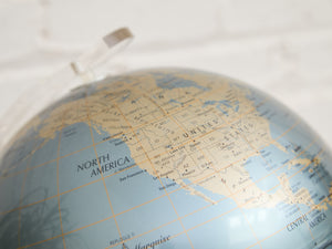 Mid Century Lucite Vintage Globe