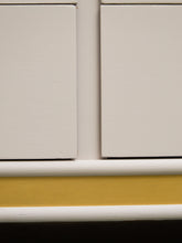 Load image into Gallery viewer, White and Gold 9 Drawer Dresser
