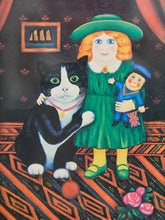 Load image into Gallery viewer, Martin Leman Folk Art British Cat
