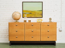 Load image into Gallery viewer, American of Martinsville Light Wood 9 Drawer Dresser
