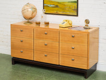 Load image into Gallery viewer, American of Martinsville Light Wood 9 Drawer Dresser
