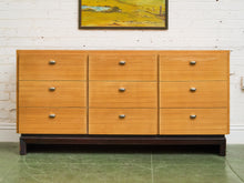 Load image into Gallery viewer, American of Martinsville Light Wood 9 Drawer Dresser
