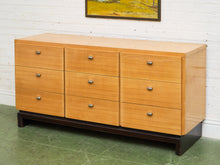 Load image into Gallery viewer, American of Martinsville Light Wood 9 Drawer Dresser
