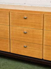 Load image into Gallery viewer, American of Martinsville Light Wood 9 Drawer Dresser
