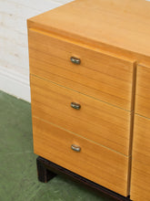 Load image into Gallery viewer, American of Martinsville Light Wood 9 Drawer Dresser
