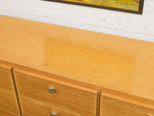 Load image into Gallery viewer, American of Martinsville Light Wood 9 Drawer Dresser
