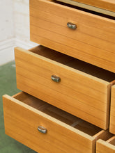 Load image into Gallery viewer, American of Martinsville Light Wood 9 Drawer Dresser
