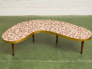 Mosaic Boomerang 1960’s Coffee Table
