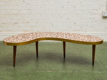 Load image into Gallery viewer, Mosaic Boomerang 1960’s Coffee Table
