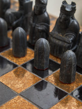 Load image into Gallery viewer, Mid Century Mosaic Chess Set
