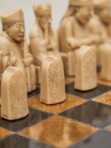 Mid Century Mosaic Chess Set