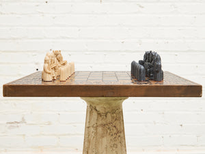 Mid Century Mosaic Chess Set