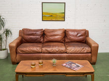 Load image into Gallery viewer, Leather Vintage Patina Sofa

