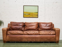 Load image into Gallery viewer, Leather Vintage Patina Sofa
