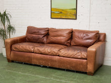 Load image into Gallery viewer, Leather Vintage Patina Sofa
