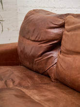 Load image into Gallery viewer, Leather Vintage Patina Sofa
