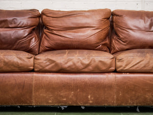 Leather Vintage Patina Sofa