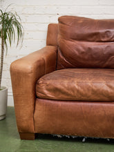 Load image into Gallery viewer, Leather Vintage Patina Sofa
