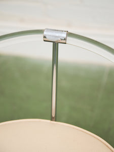 Lucite and Chrome Vanity Stool Chair