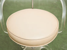 Load image into Gallery viewer, Lucite and Chrome Vanity Stool Chair
