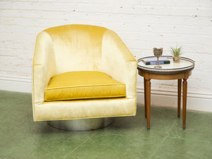 Milo Baughman Vintage Swivel Chair