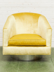 Milo Baughman Vintage Swivel Chair