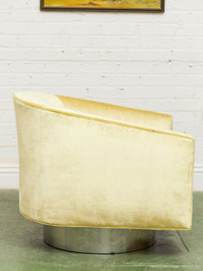 Milo Baughman Vintage Swivel Chair