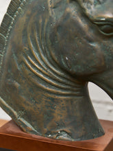 Load image into Gallery viewer, Antique Horse Head Statue, Circa 1920’s  Sculpture of the &quot;Medici Riccardi&quot; Horse&#39;s Head
