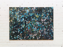 Load image into Gallery viewer, Modernist Vintage Mixed Media Painting signed K. Ishii
