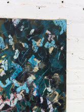 Load image into Gallery viewer, Modernist Vintage Mixed Media Painting signed K. Ishii
