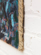 Load image into Gallery viewer, Modernist Vintage Mixed Media Painting signed K. Ishii
