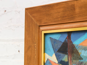 1985 Original Abstract Painting by Tracy Mark