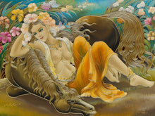 Load image into Gallery viewer, Garden Muse with Horse By Manoon Tumsri
