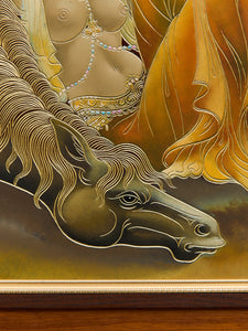Garden Muse with Horse By Manoon Tumsri