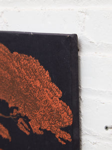 Mid-Century Modern Large Sunset Forest Tapestry Wall Art