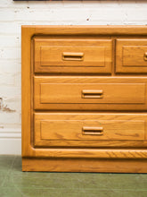 Load image into Gallery viewer, Boho Oak 7 Drawer Dresser
